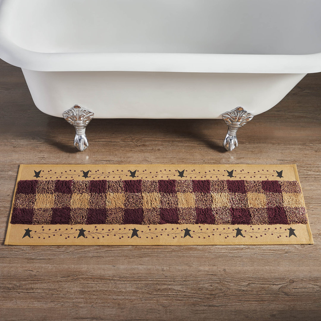 Pip Vinestar Cotton Blend Non-Slip Bath Mat VHC Brands 
