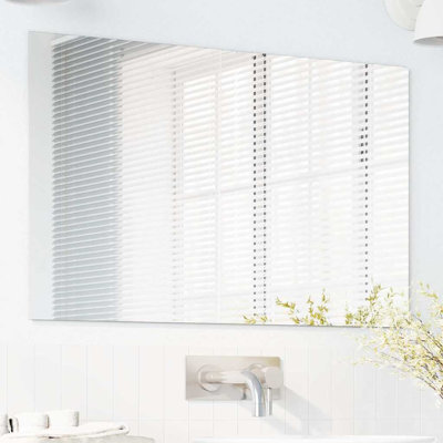  Wall Mirror Tempered Glass Modern Living Room Bathroom Decor For Indoor