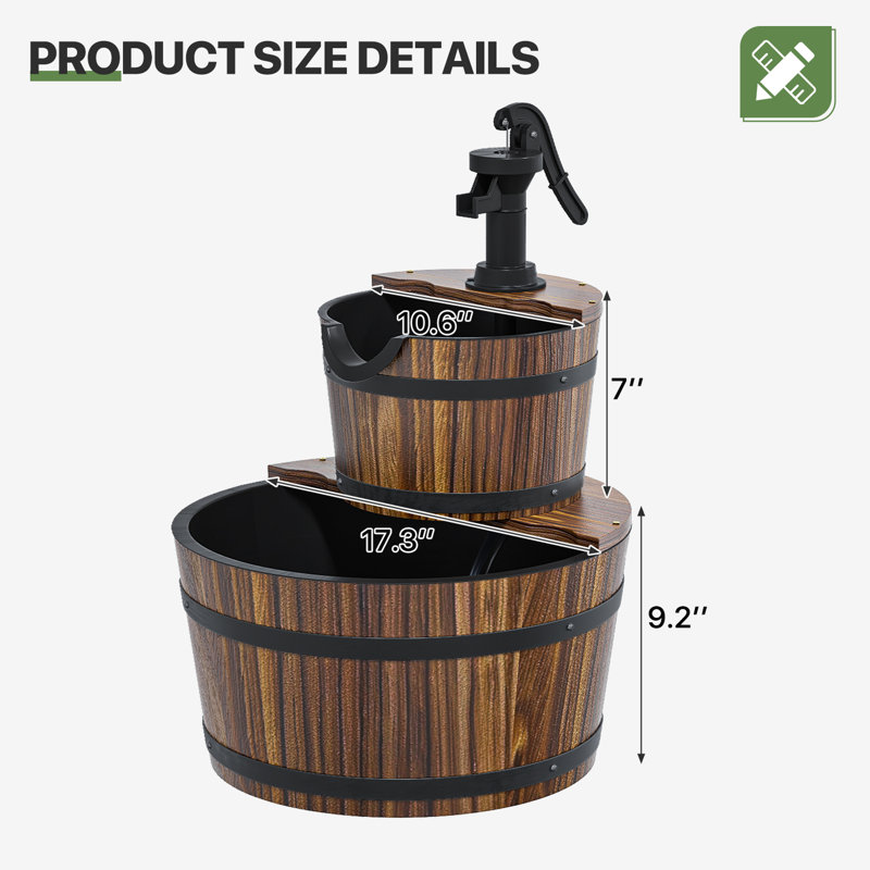 Wood Floor Fountain