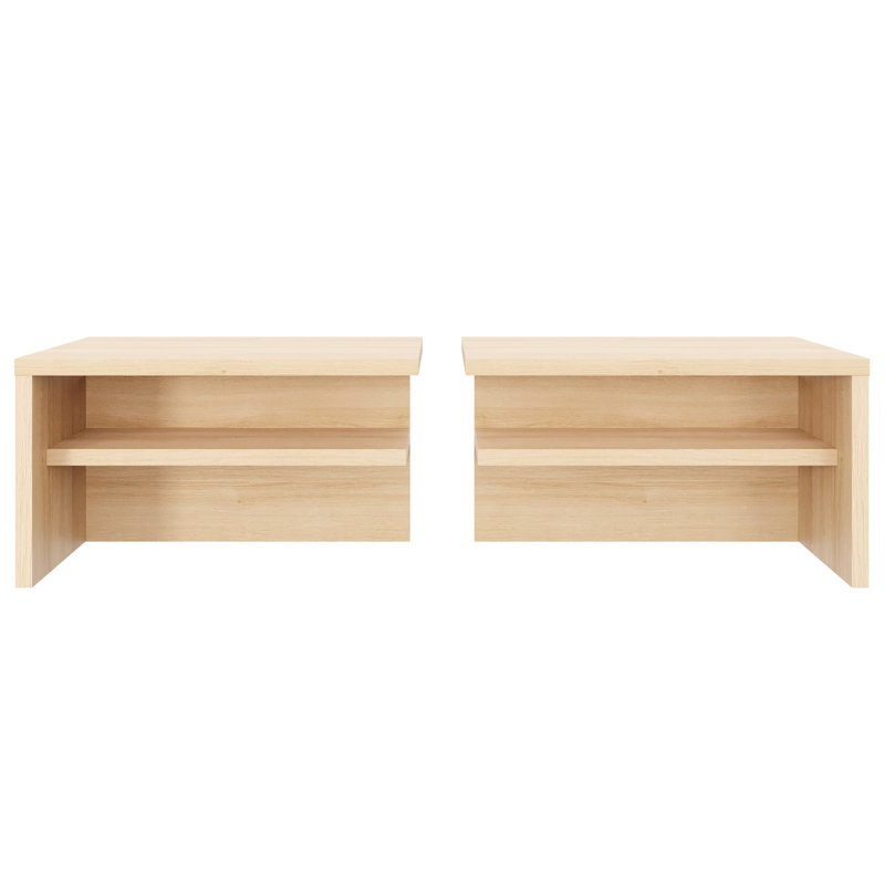 Abigeal Extension Nightstands, Set of 2, Beige