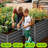 Galvanized Steel Raised Garden Bed Kit – Heavy-Duty 6x3x2FT Rectangular Outdoor Planter Box for Vegetables, Flowers, Herbs (Gray, 2-Pack)-1925343716-1925343707-1925343718