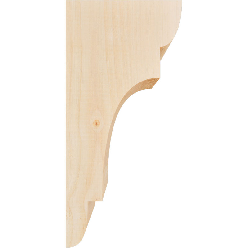 New Brighton Corbel, H 16 po x l 5,5 po x P 8 po, Sapin de Douglas, Lisse