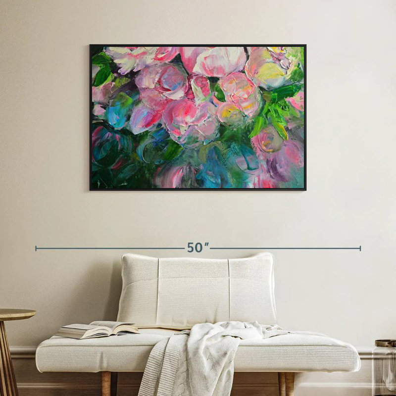 Avery Abstract Peonies, 27" H x 40" W