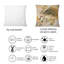 Rectangle, pin incurvé au sommet du sommet de Sokolica - coussin décoratif traditionnel