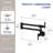 Wall Mount Pot Filler Faucet with Retractable Arm, 2-Handle  Kitchen Faucet for Stove Use-109768111