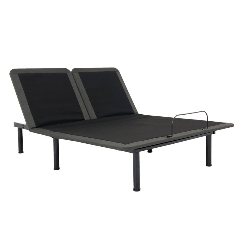 Structure de lit réglable flexible et pratique à assemblage rapide avec commandes à commande vocale pour un confort personnalisé et une vie facile