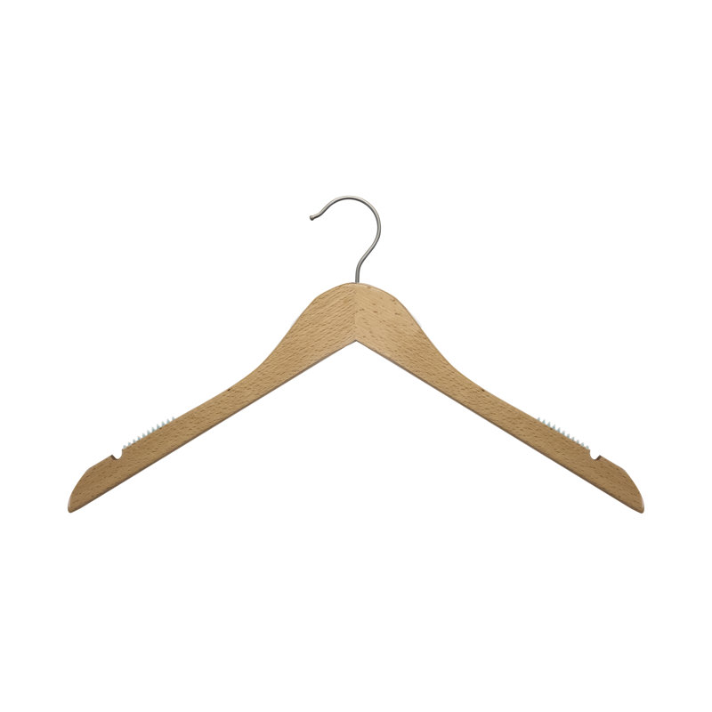 Cintre en bois Friddle pour costume / manteau, Hêtre peu brillant