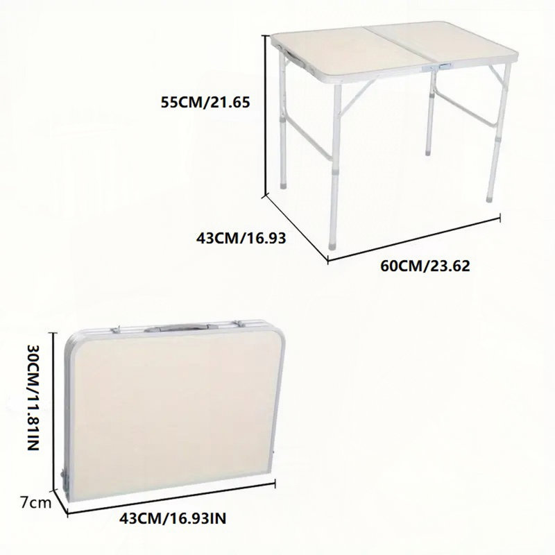 Table de pique-nique extérieure pliable