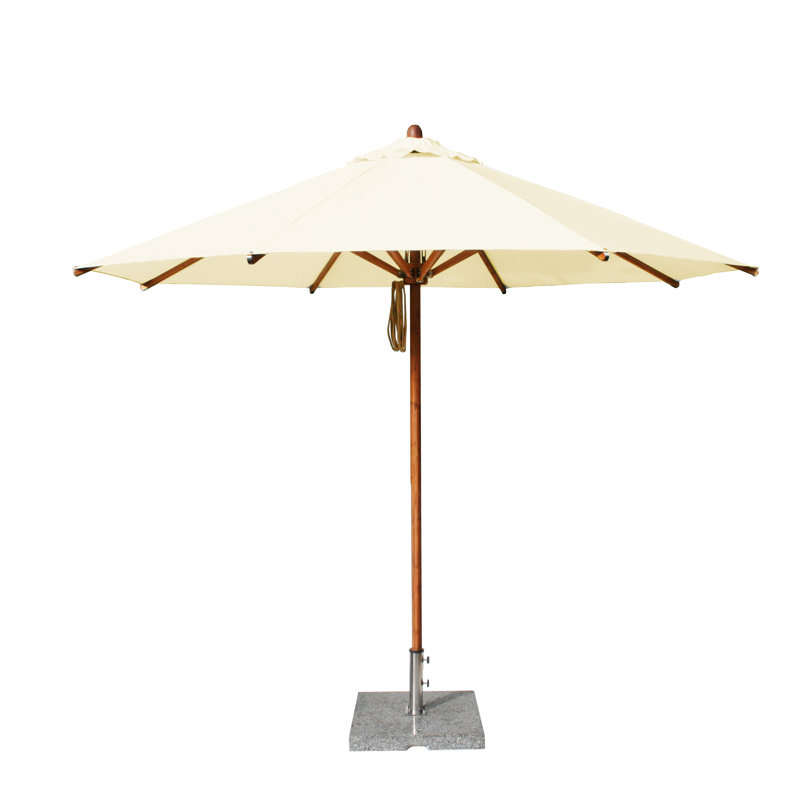 Levante Umbrella, Ecru, Polyester, 120" W x 120" D