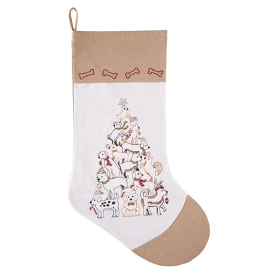 Chaussette de noël chiot tree