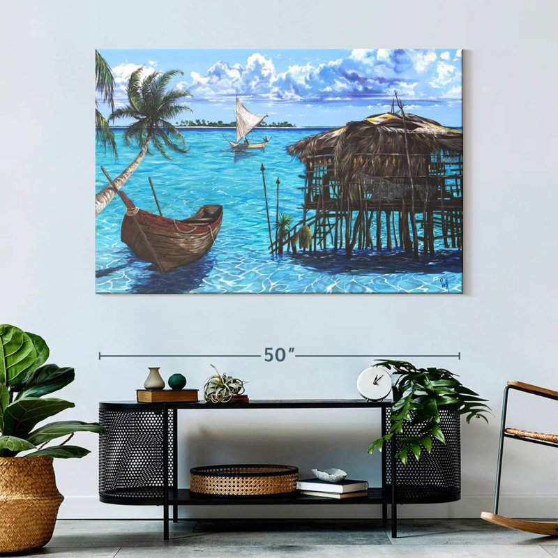 Gillard Tropical Caribbean Dreams, 34" H x 51" W