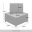 4-Piece Beige Velvet Modular Chair & Corner Set-589382411
