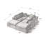 Canapé moderne en nuage de chenille, librement combinable-805967920