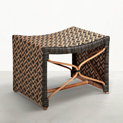 Bennet Rattan Accent Stool by Gabby