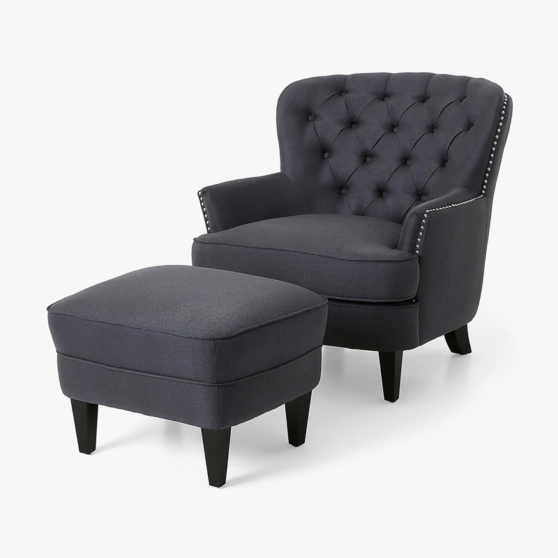 CHAISE CLUB + OTTOMAN
