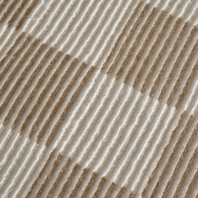 Tapis lavable Gambit, Beige os, Rectangle 6 pi 7 po x 9 pi