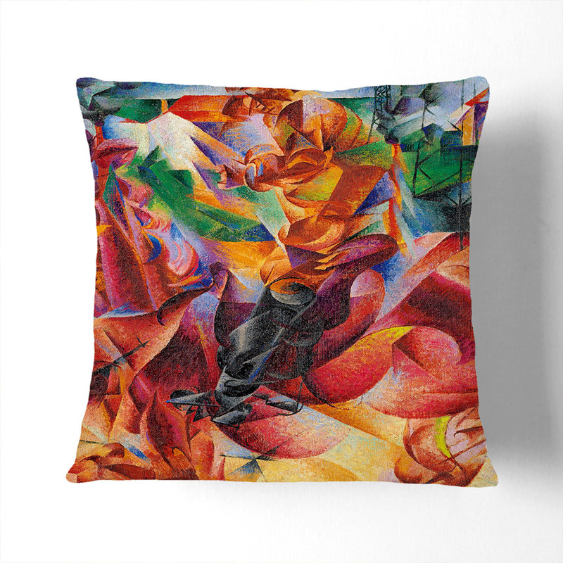 Elasticity Square Throw Cushion, 40cm H x 40cm W x 15cm D