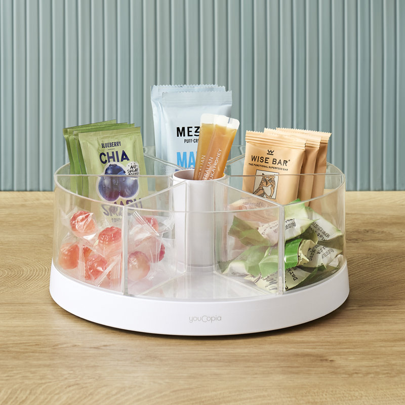 YouCopia SmoothSpin Turntable Organizer with 6 Bins