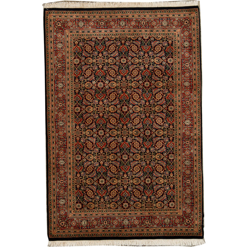 Gramercy Wool Oriental Area Rug in Plum