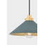 Clivedon Pendant in Aged Brass and Soft Studio Green by Mark D. Sikes-990064204-990064205-990064193
