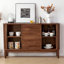 Buffet élégant en noyer avec rangement 63