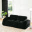 Causeuse en velours moelleux - 2 places, compression-2040281392
