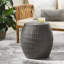 Outdoor Wicker Patio Side Table