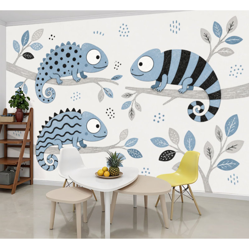 Papier peint adhésif auto-adhésif moderne pour la chambre à coucher L 69 po x l 96 po Peel and Stick