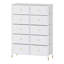 Commode double 10 tiroirs l 35 po-88306021