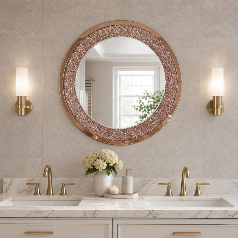 Miroir mural 33,46 po, Gold