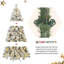  Arbre de Noël enneigé artificiel pré-éclairé avec branches en PVC, lumières, aiguilles de pin, décor des Fêtes-706235354
