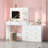 61" Make Up Vanity Desk with Mirror and Lights, Vanity with 8 Wide Storage Drawers & 2 Tier Shelves, 3 Lighting Modes with Adjustable Brightness, Vanity Desk for Bedroom-466806971
