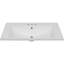Plateau de meuble-lavabo simple avec lavabo et 3 trous de robinet