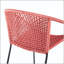 Chaise en acier et corde tissée complexe (ensemble de 2)