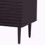 Ensemble de 2 armoires latérales minimalistes modernes Mirod, solution de rangement polyvalente, tablettes réglables, conception de porte géométrique élégante, parfait comme meuble télé