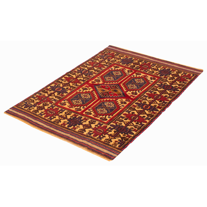 Tapis tadjik brun clair 3 pi 11 po x 5 pi 9 po