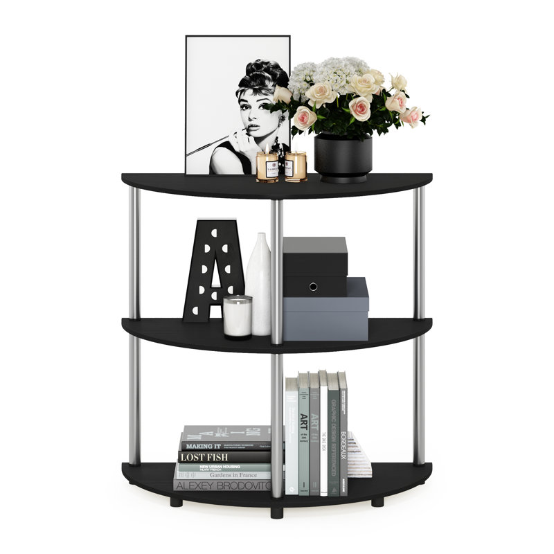 Emili 79cm Console Table, Black Oak