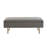 Hazlip Polyester Upholstered Bench with Flip Top