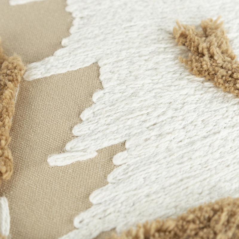 Coussin décoratif Shades Of Brown and Cream Deer
