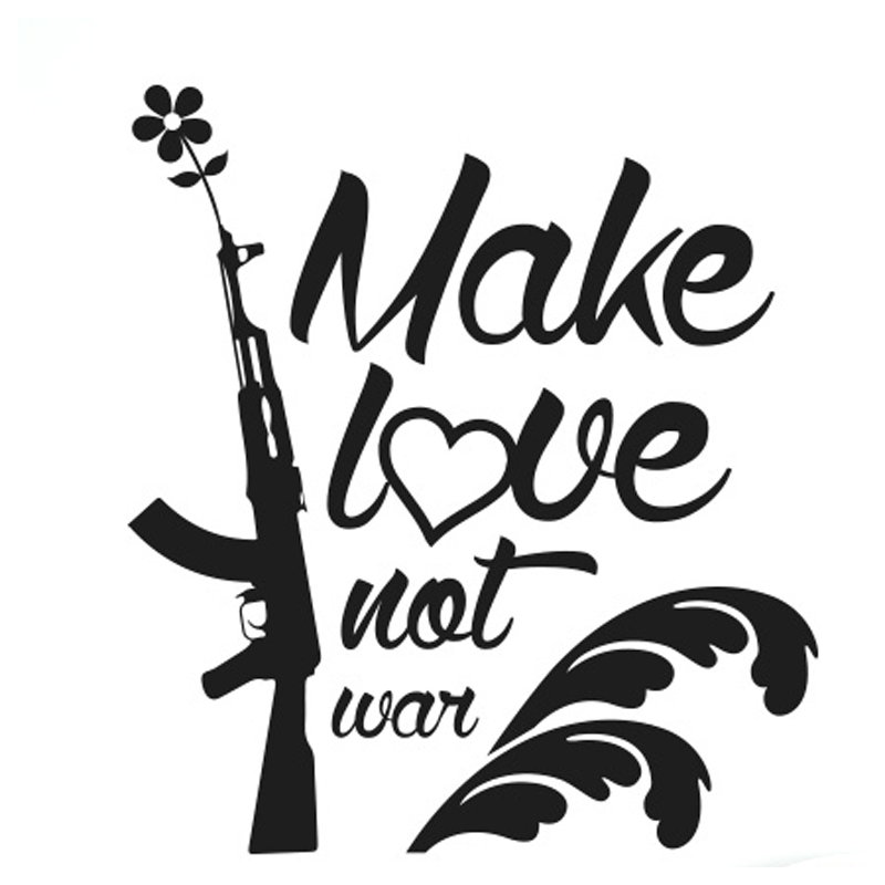 Wall Decal, Black, Large