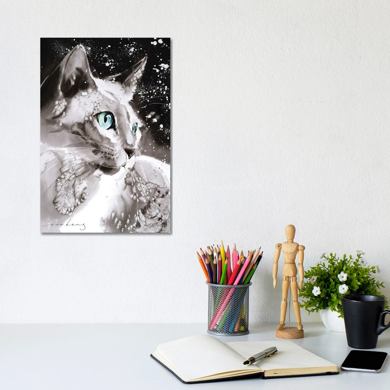 Cool Cat by Soo Beng Lim - Wrapped Canvas Print