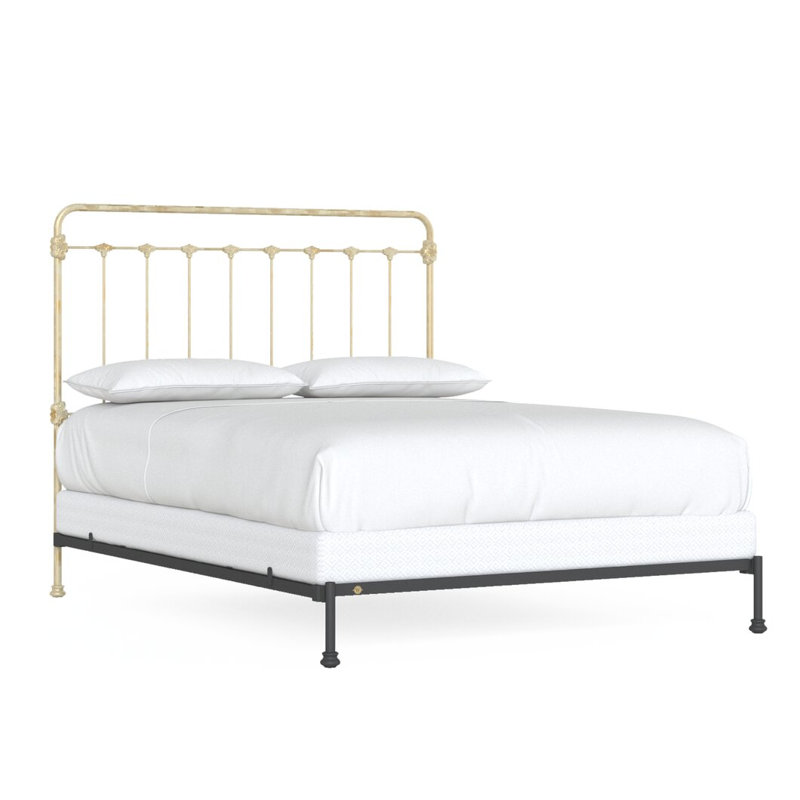 Lit en fer Picket Fence, King