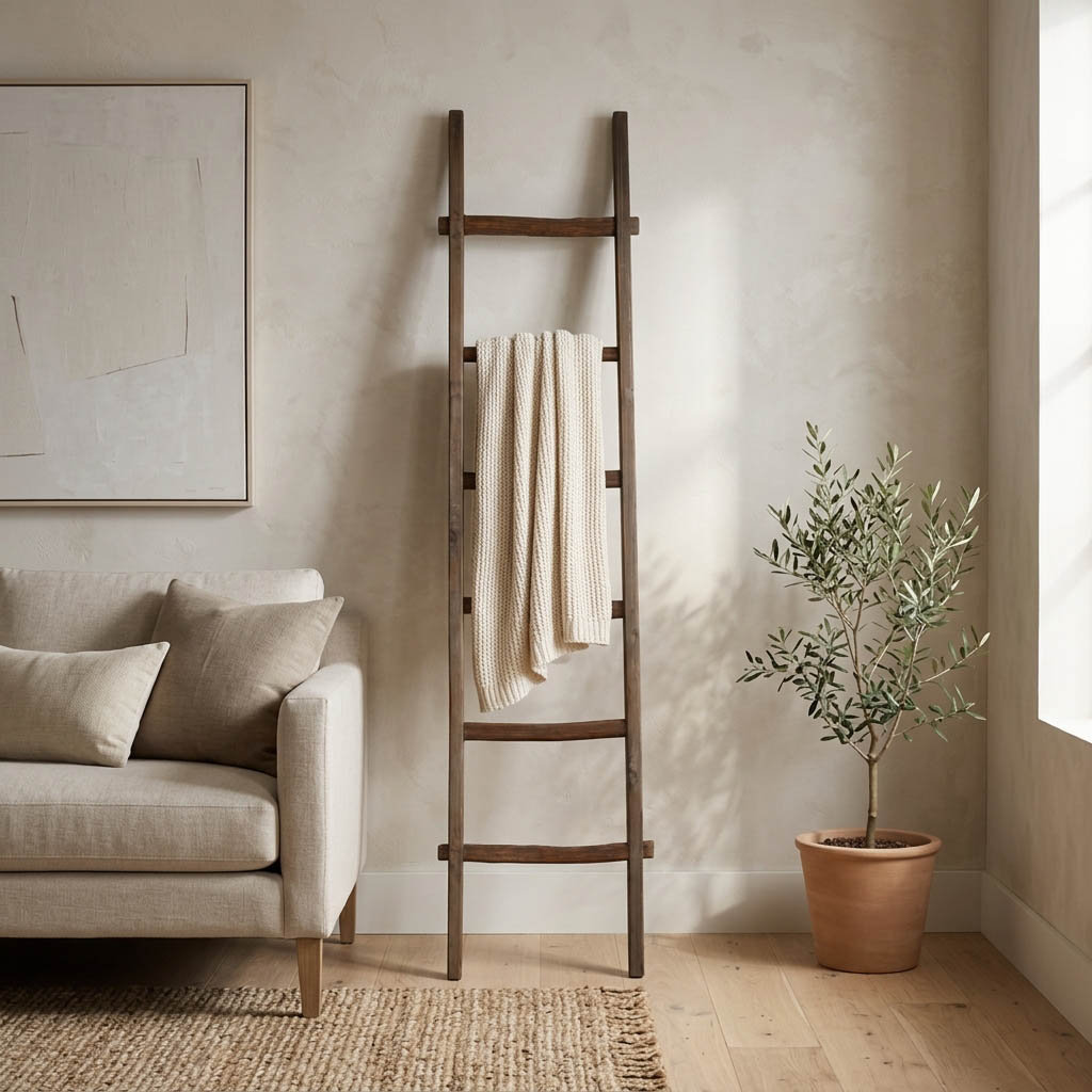 Blanket Ladder, Brown