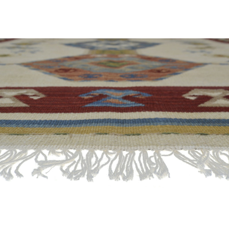 Southwestern Wool Hand Woven Area Rug, Rectangle 75 x 125cm