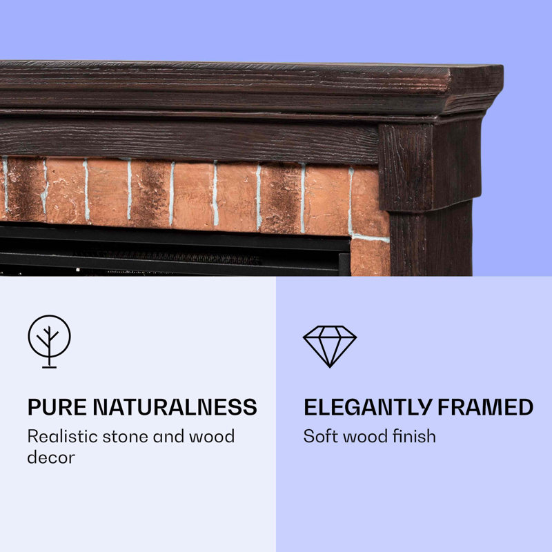 Klarstein 59cm W Blạck Electric Fireplace
