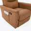 Fauteuil inclinable manuel avec fauteuil à bascule et fauteuil pivotant et inclinable avec fonction de massage à 8 points et dossier réglable pour le salon, la chambre à coucher et la chambre de bébé-507988184