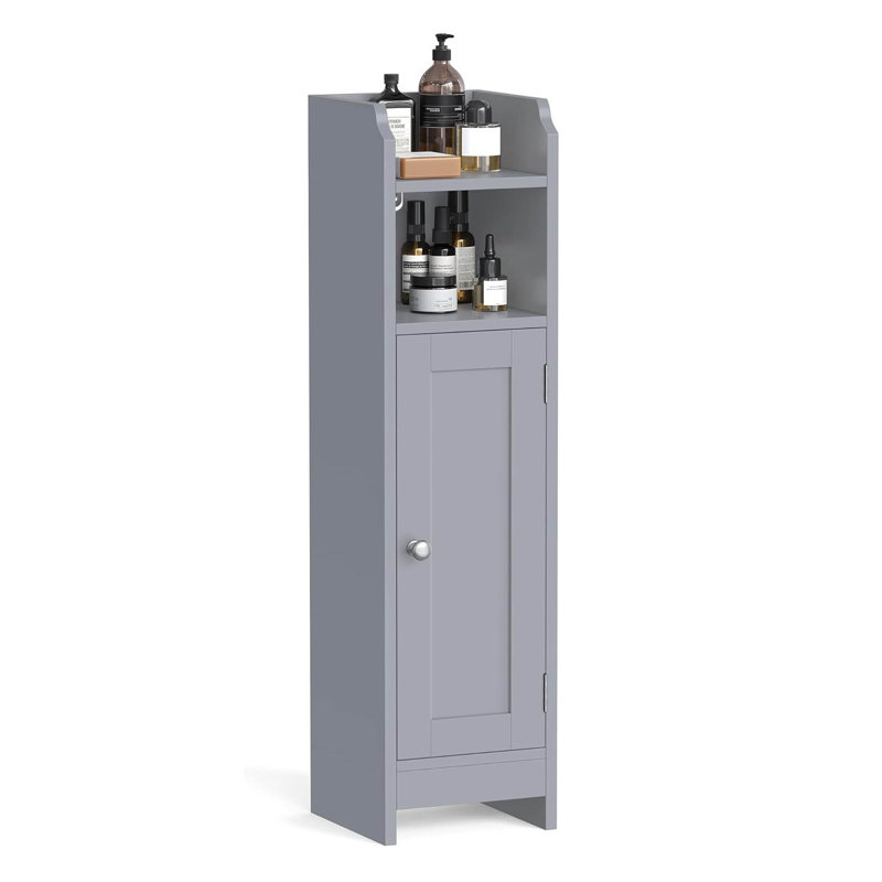 Engineered Wood Bathroom Cabinet, Grey