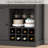 Wine Bar Cabinet With Pull-Out Trays, Coffee Bar Cabinet With Door & Adjustable Shelf-588029708