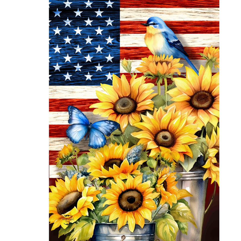 Drapeau du jardin américain