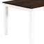 Stylish 6 Dining Table , Walnut + Cottage White, 4 Chairs & Bench, Ergonomic Design, Solid Wood Veneer Rustic And Chair 6, Walnut+cottage Natural Look,